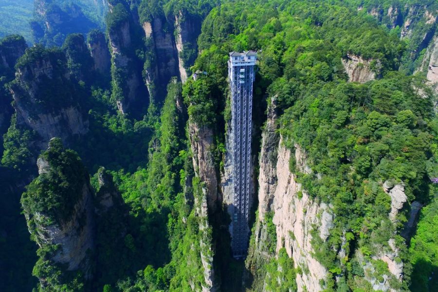 Thang máy Bách Long (Bailong) - Vũ Lăng Nguyên, du lịch Trung Quốc 2025